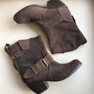 PERFECT BROWN SUEDE BOOTS